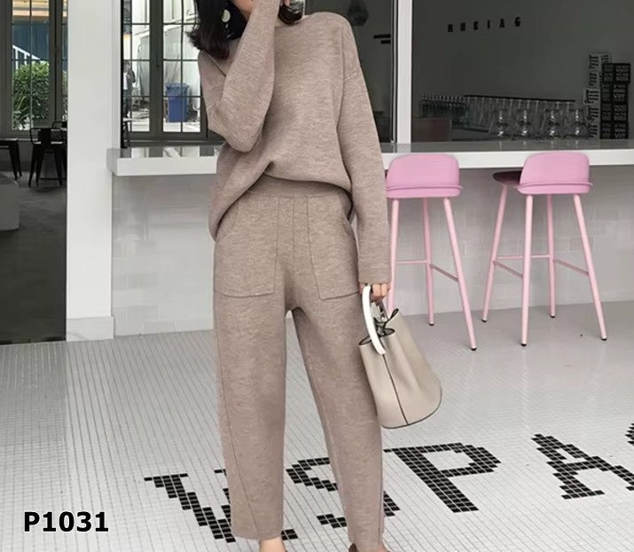 Set comfy en beige rosa o gris