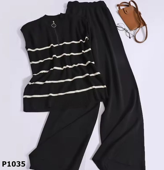 Set de dos piezas comfy gris desmangado